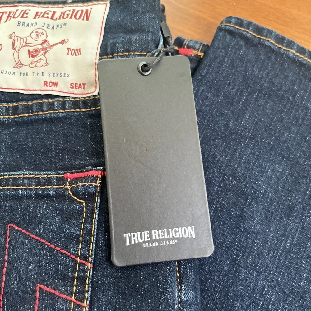 True Religion Geno Relaxed SN Slim Dark Wash 33 33x32